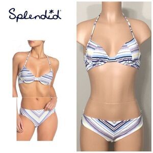 SPLENDID striped bikini. NWOT